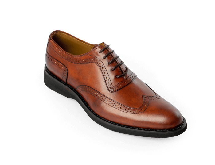 Dublin Antique Cognac Rubber Sole