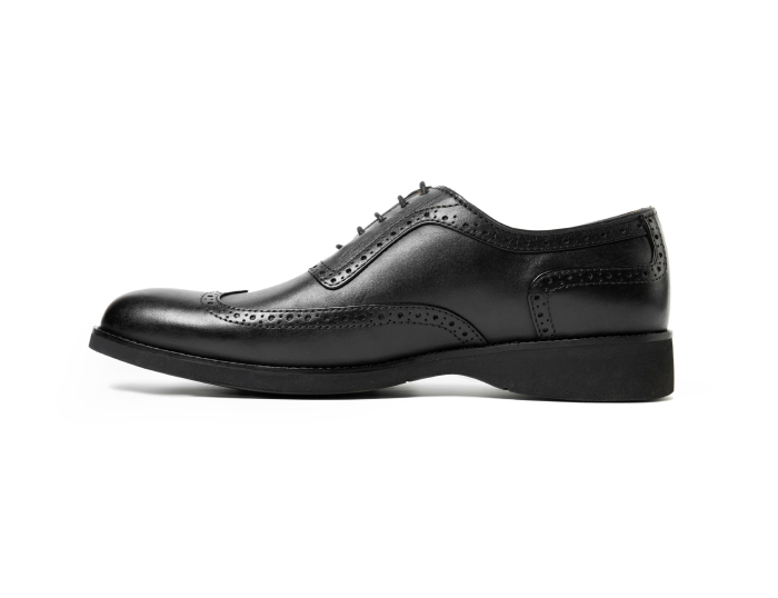 Dublin Black Rubber Sole